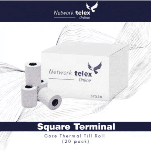 Square Terminal BPA Free Thermal Till Rolls / Receipt Paper Rolls - 20 per box