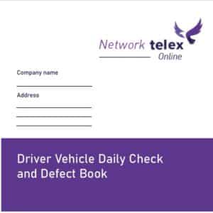 50 PAGE DUPLICATE VEHICLE DAILY CHECK & DEFECT BOOK PCV /PSV / HGV
